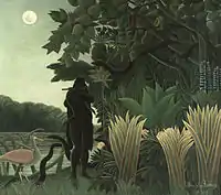『蛇使いの女』（1907年）アンリ・ルソー