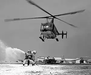 消火活動を支援するHH-43