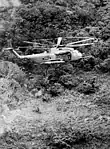 1967年、戦闘捜索救難の任務中のHH-53C スーパー・ジョリー・グリーン・ジャイアント