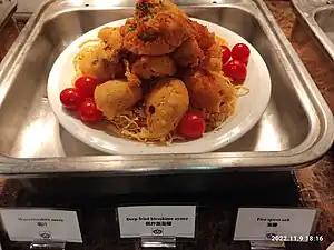 香港で売られている広島かきのカキフライ