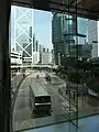 太古廣場のペデストリアンデッキより
