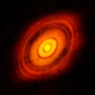 ALMAが観測したおうし座HL星