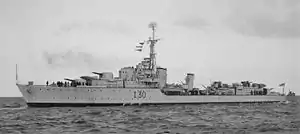 HMASアランタ第二次世界大戦中の艦影