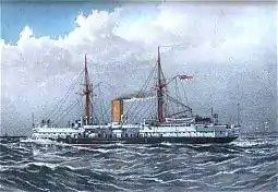 写真は1882年のコロッサスを描いた絵