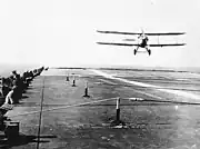 フェアリーIII-F型の着艦（1930年代）