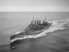 改装後の「HMS ケント」