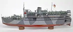 リ・ウォの模型（帝国戦争博物館所蔵）
