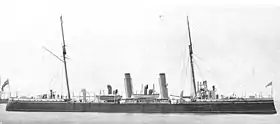 竣工当時の「ピローラス（HMS Pelorus）」