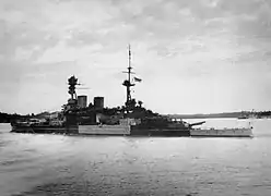 巡洋戦艦レパルス。