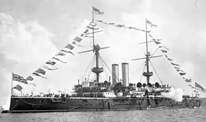 1897年に描かれた「レゾリューション(HMS Resolution)」