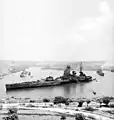 マルタのヴァレッタ港にて。(1943年撮影)