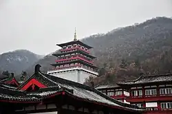 桐柏山にある河南仏教学院