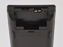 &nbsp;HP 48SXのカードポート