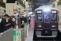 1300系による京都河原町行き準特急（2023年7月）