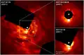 ハッブル宇宙望遠鏡が観測した原始惑星であるぎょしゃ座AB星b