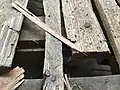 修復中境内屋根4（2018年6月16日撮影）
