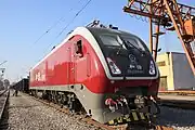 試作車(HXD1D-0001)量産車と塗装が異なる(2012年撮影)