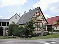 集落の風景: 泉と緑地