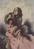 妻（Irène von Habermann）の像 (1921)