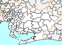 八開村の位置