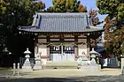 八幡宮拝殿（上郷町、2019年（平成31年）2月）