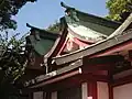 八幡造 市谷亀岡八幡宮本殿(東京都新宿区)