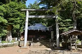 八幡神社の鳥居（成田市芦田）