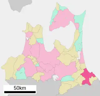 八戸市位置図