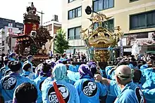 八幡八雲神社宮神輿渡御（2019年8月4日撮影）