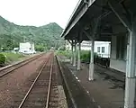 ホーム（長門市・下関方面、2009年7月）
