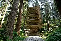 羽黒山五重塔(鶴岡市)