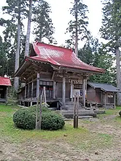 荒雄川神社奥宮拝殿