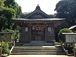 埴生神社の拝殿