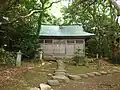 大湊神社 拝殿。この真後ろに本殿がある。
