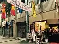 2016年夏の衣笠商店街。アニメ「ハイスクール・フリート」とのコラボ企画。