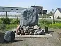 長谷部虎杖子の句碑