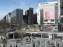 駅前広場とタクシープール