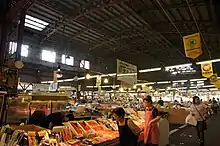 函館朝市の朝市ドーム