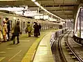2007年当時の1・2番線ホーム（2007年2月）