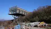工事中の駅舎（2006年12月）