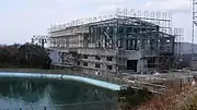 工事中の駅舎（2006年12月）