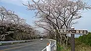 コースの一部である箱根ターンパイク