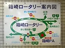 箱崎ロータリー（東京都中央区）の案内図