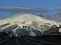 白馬八方尾根スキー場と後立山連峰(白馬連峰)