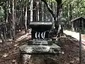 尾垂山の山中に鎮座する白王権現社