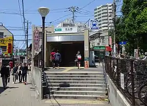 白山駅 A3出入口(2016年6月2日)