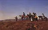 「崖の上での停止」(1887)