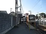 乗車専用ホーム（2018年12月）