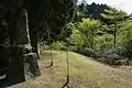 水源地と成富兵庫茂安公記念碑