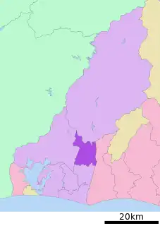 浜北区位置図